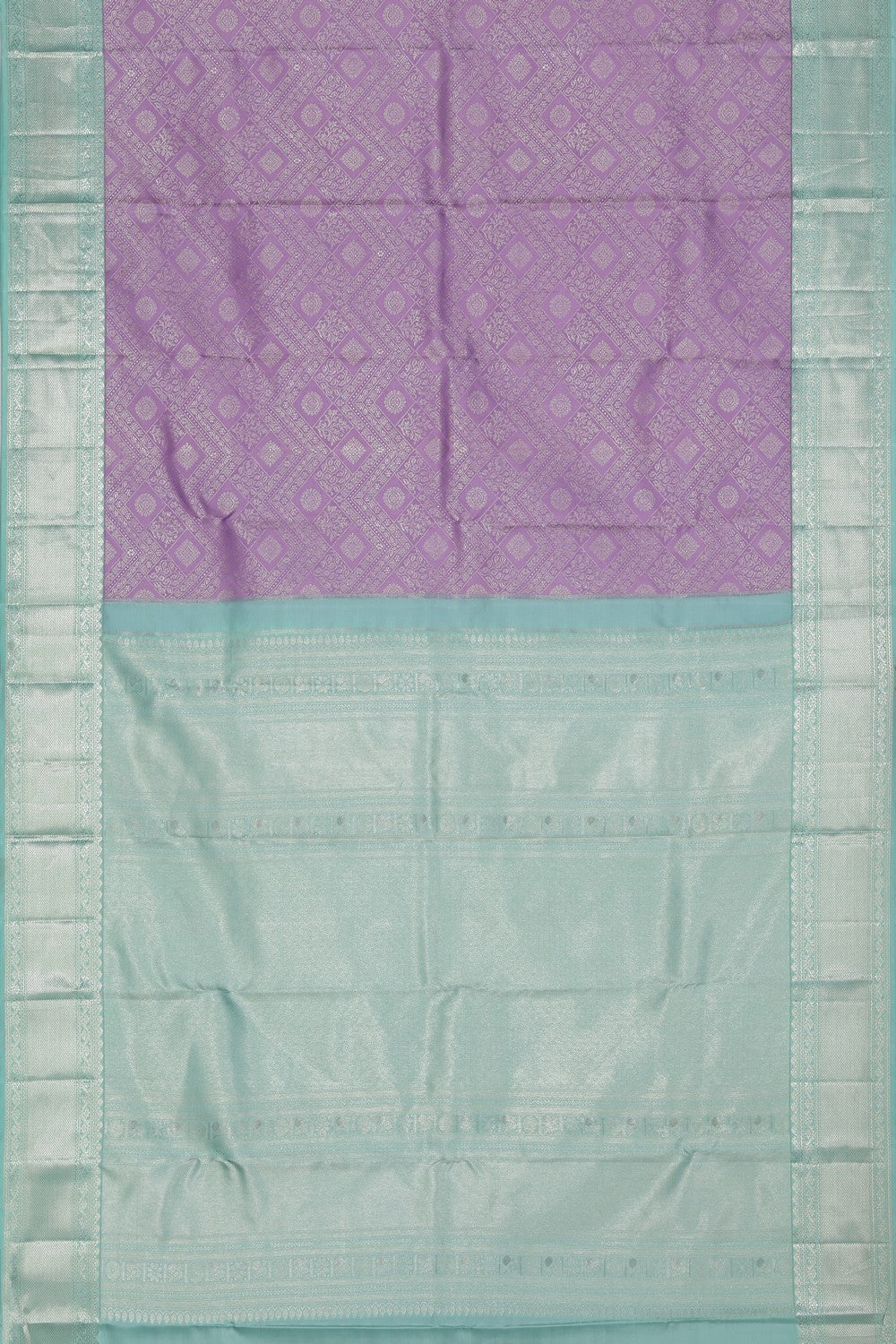 Image of Kanchipattu Brocade Purple Saree